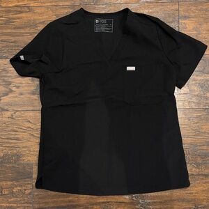 Figs Women’s Catarina Black Scrub Top